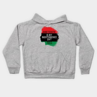 Juneteenth is my independence day Kids Hoodie